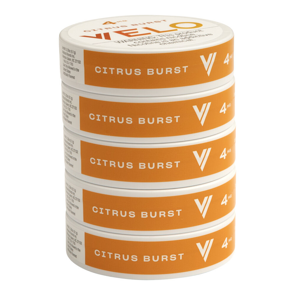 Citrus Burst 4MG Nicotine Pouches, , jrcigars